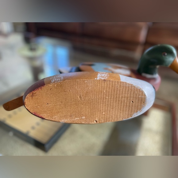 2/$50 Wood Duck Decoy Duck Dynasty Hunting Decor Cabin Fishing Outdoors Camo - Picture 7 of 14